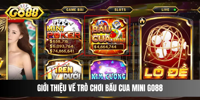 Giới thiệu về trò chơi Bầu Cua Mini GO88